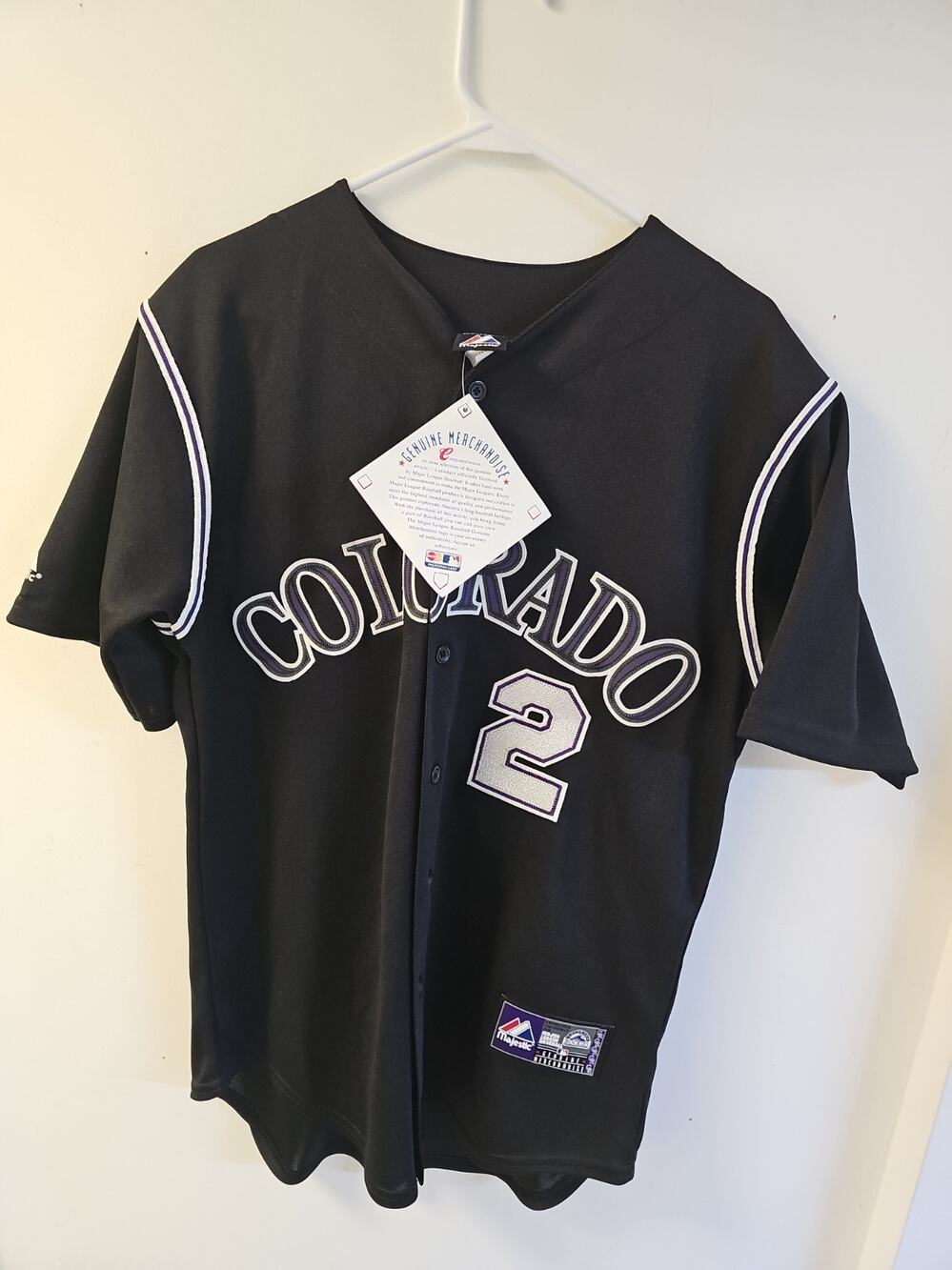 Troy Tulowitzki #2 Colorado Rockies Men's MLB Baseball Jersey Size M NWT